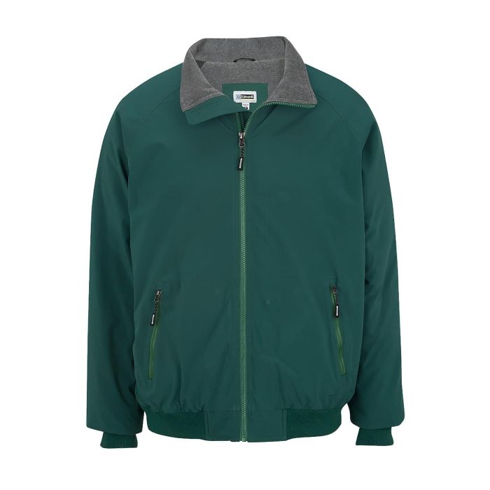 FOREST GREEN WITH CHARCOAL HEATHER FLEECE